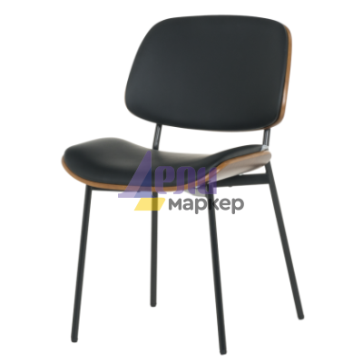 Посетителски стол Carmen 1180 - орех-черен