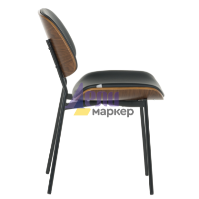 Посетителски стол Carmen 1180 - орех-черен