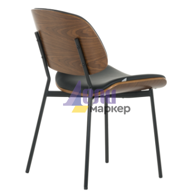 Посетителски стол Carmen 1180 - орех-черен