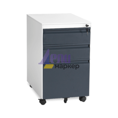 Офис контейнер Carmen CR-1249 L SAND - графит - сив