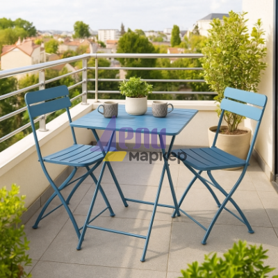 Сгъваема кетъринг маса OKENE - тъмносиня