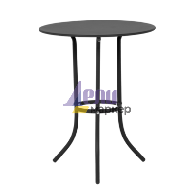 Метална градинска маса NIGER D 60 - черна