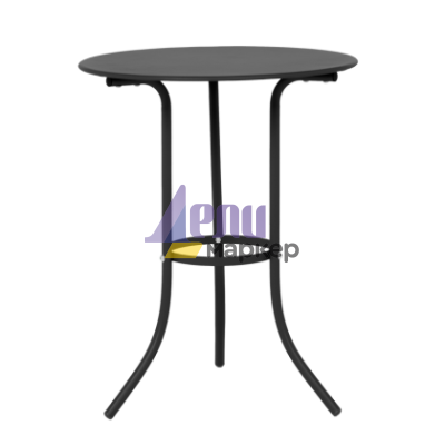 Метална градинска маса NIGER D 60 - черна