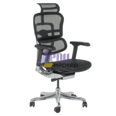 Ергономичен стол ERGOHUMAN ELITE 2 - черна рамка - черен