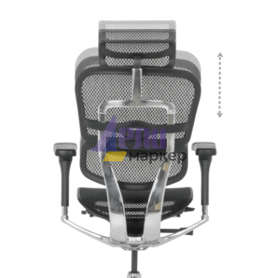 Ергономичен стол ERGOHUMAN ELITE 2 - черна рамка - черен