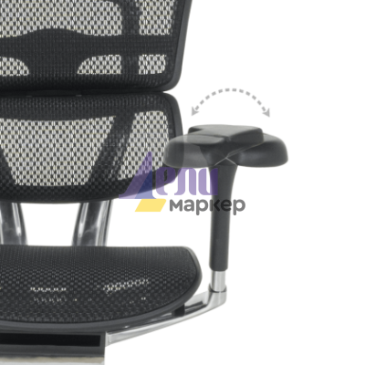 Ергономичен стол ERGOHUMAN ELITE 2 - черна рамка - черен