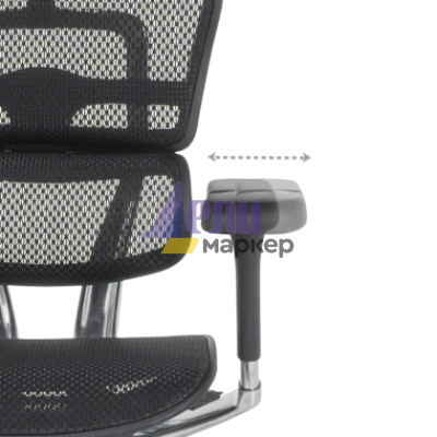 Ергономичен стол ERGOHUMAN ELITE 2 - черна рамка - черен