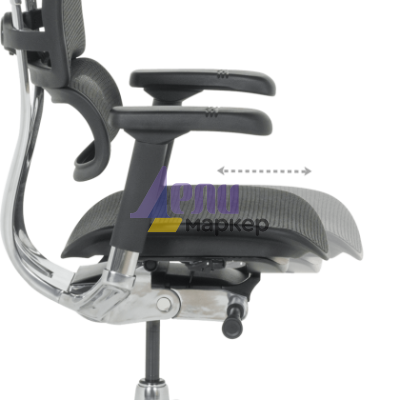 Ергономичен стол ERGOHUMAN ELITE 2 - черна рамка - черен