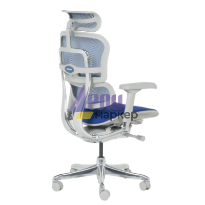 Ергономичен стол ERGOHUMAN ELITE 2 - сива рамка - син