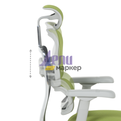 Ергономичен стол ERGOHUMAN ELITE 2 - сива рамка - зелен