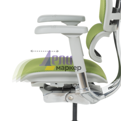 Ергономичен стол ERGOHUMAN ELITE 2 - сива рамка - зелен