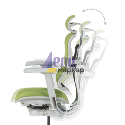 Ергономичен стол ERGOHUMAN ELITE 2 - сива рамка - зелен