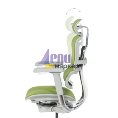 Ергономичен стол ERGOHUMAN ELITE 2 - сива рамка - зелен