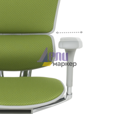 Ергономичен стол ERGOHUMAN ELITE 2 - сива рамка - зелен