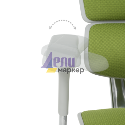 Ергономичен стол ERGOHUMAN ELITE 2 - сива рамка - зелен