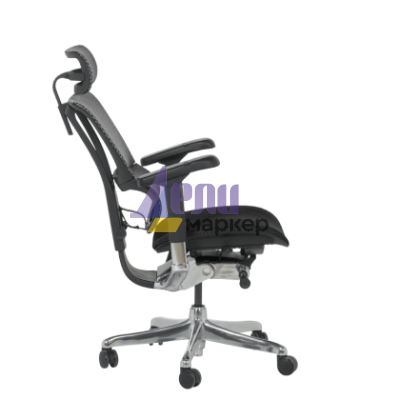 Ергономичен стол ERGOHUMAN IOO ELITE 2 - черна рамка - черен