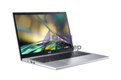 Лаптоп Acer Aspire 3, A315-510P-3670, Intel Core i3 N305 (1.8 GHz up to 3.8 GHz, 6MB), 15.6" FHD (1920x1080) AG LED, HD Cam, 8GB LPDDR5, 512GB SSD PCIe, Intel UHD Graphics, 802.11ac, BT 5.0, Linux, Silver