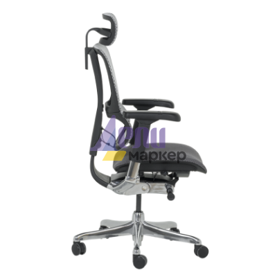 Ергономичен стол ERGOHUMAN IOO ELITE 2 - черна рамка - сив