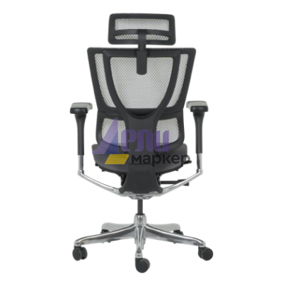 Ергономичен стол ERGOHUMAN IOO ELITE 2 - черна рамка - сив