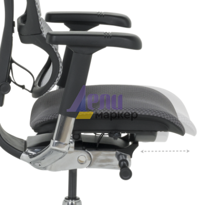 Ергономичен стол ERGOHUMAN IOO ELITE 2 - черна рамка - сив