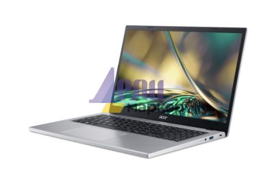 Лаптоп Acer Aspire 3, A315-510P-3670, Intel Core i3 N305 (1.8 GHz up to 3.8 GHz, 6MB), 15.6" FHD (1920x1080) AG LED, HD Cam, 8GB LPDDR5, 512GB SSD PCIe, Intel UHD Graphics, 802.11ac, BT 5.0, Linux, Silver