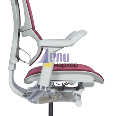 Ергономичен стол ERGOHUMAN IOO ELITE 2 - сива рамка - червен