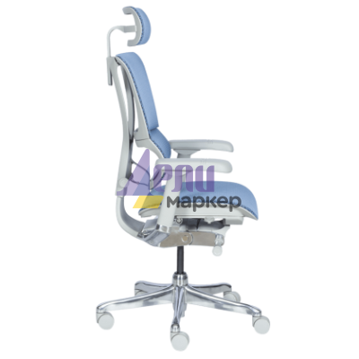 Ергономичен стол ERGOHUMAN IOO ELITE 2 - сива рамка - син