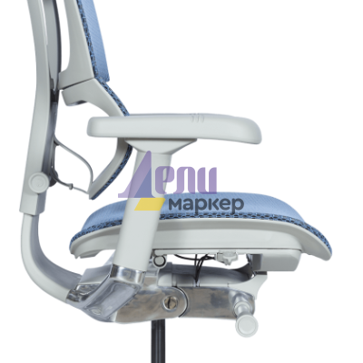 Ергономичен стол ERGOHUMAN IOO ELITE 2 - сива рамка - син
