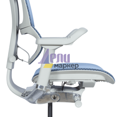 Ергономичен стол ERGOHUMAN IOO ELITE 2 - сива рамка - син