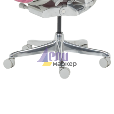 Ергономичен стол ERGOHUMAN IOO ELITE 2 - сива рамка - розов