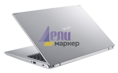 Лаптоп Acer Aspire 5, A515-56G-3256, Core i3 1115G4 ( to 4.1GHz, 6GB), 15.6" FHD (1920x1080) IPS, 8GB DDR (1x8GB), 512GB PCIe SSD, HDD kit, GeForce MX450 2GB GDDR5, HD Cam, Mic., WiFi AX, BT, Linux, Silver