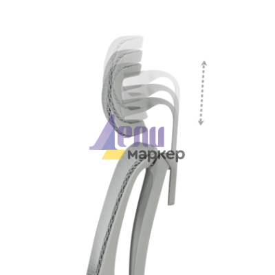 Ергономичен стол ERGOHUMAN IOO ULTRA - сива рамка - сив