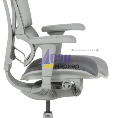 Ергономичен стол ERGOHUMAN IOO ULTRA - сива рамка - сив