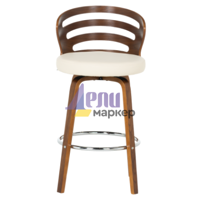 Бар стол Carmen 4041 - орех - крем