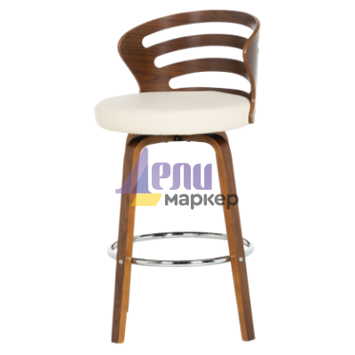 Бар стол Carmen 4041 - орех - крем