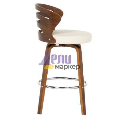 Бар стол Carmen 4041 - орех - крем