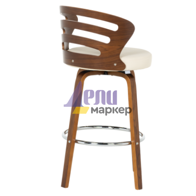 Бар стол Carmen 4041 - орех - крем