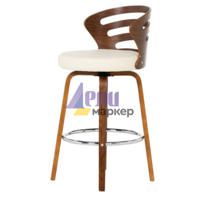 Бар стол Carmen 4041 - орех - крем