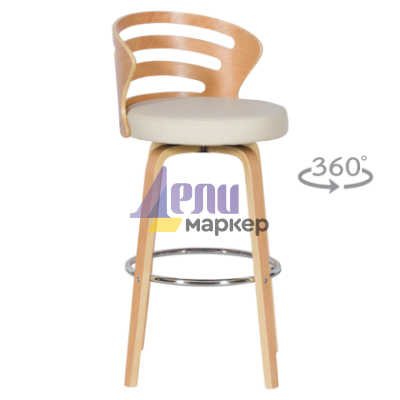 Бар стол Carmen 4041 - бук - крем