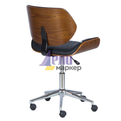 Президентски офис стол Carmen 6410 - орех - черен