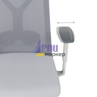 Ергономичен стол SARON - сив