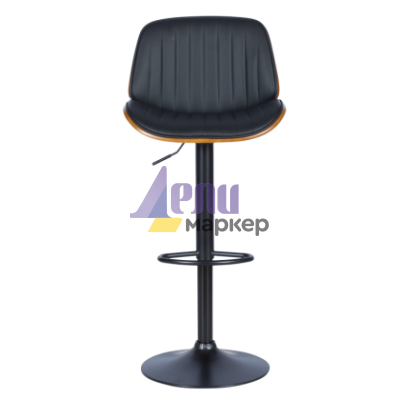 Бар стол Carmen 4028 - орех / черен