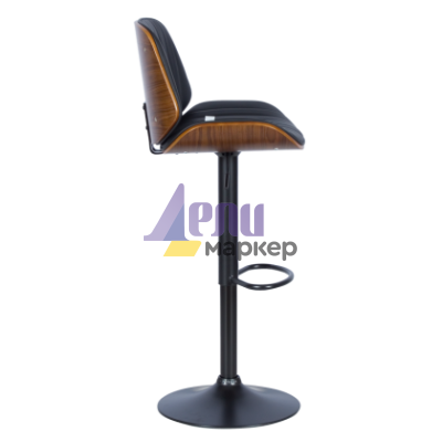 Бар стол Carmen 4028 - орех / черен