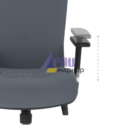 Ергономичен стол COTIA - тъмносив