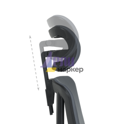Ергономичен стол COTIA - тъмносив
