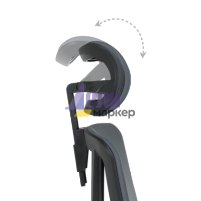 Ергономичен стол COTIA - тъмносив