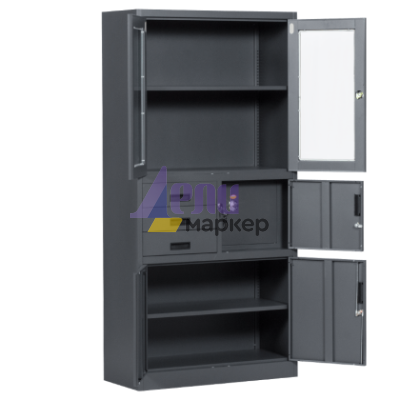Метален шкаф Carmen CR-1240 E SAND - графит