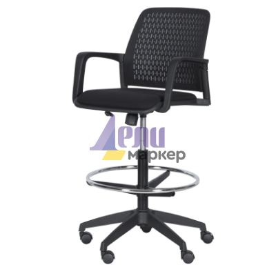 Работен офис стол Carmen 7556 - черен