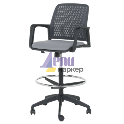 Работен офис стол Carmen 7556 - сив