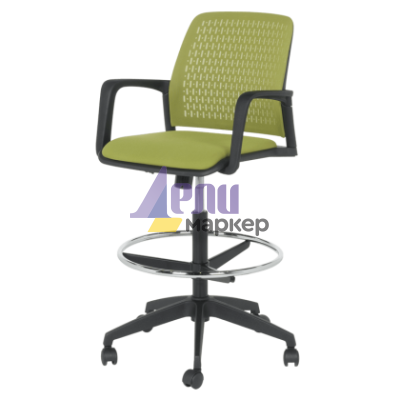 Работен офис стол Carmen 7556 - зелен